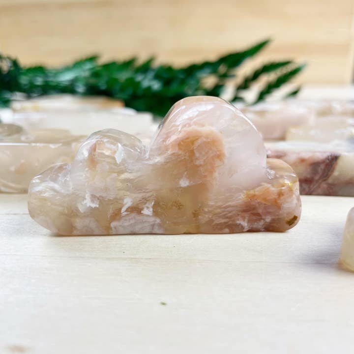 Ewelina Pas Jewelry - Wholesale Spiritual Stone/Crystal - Flower Agate Cloud Carving3