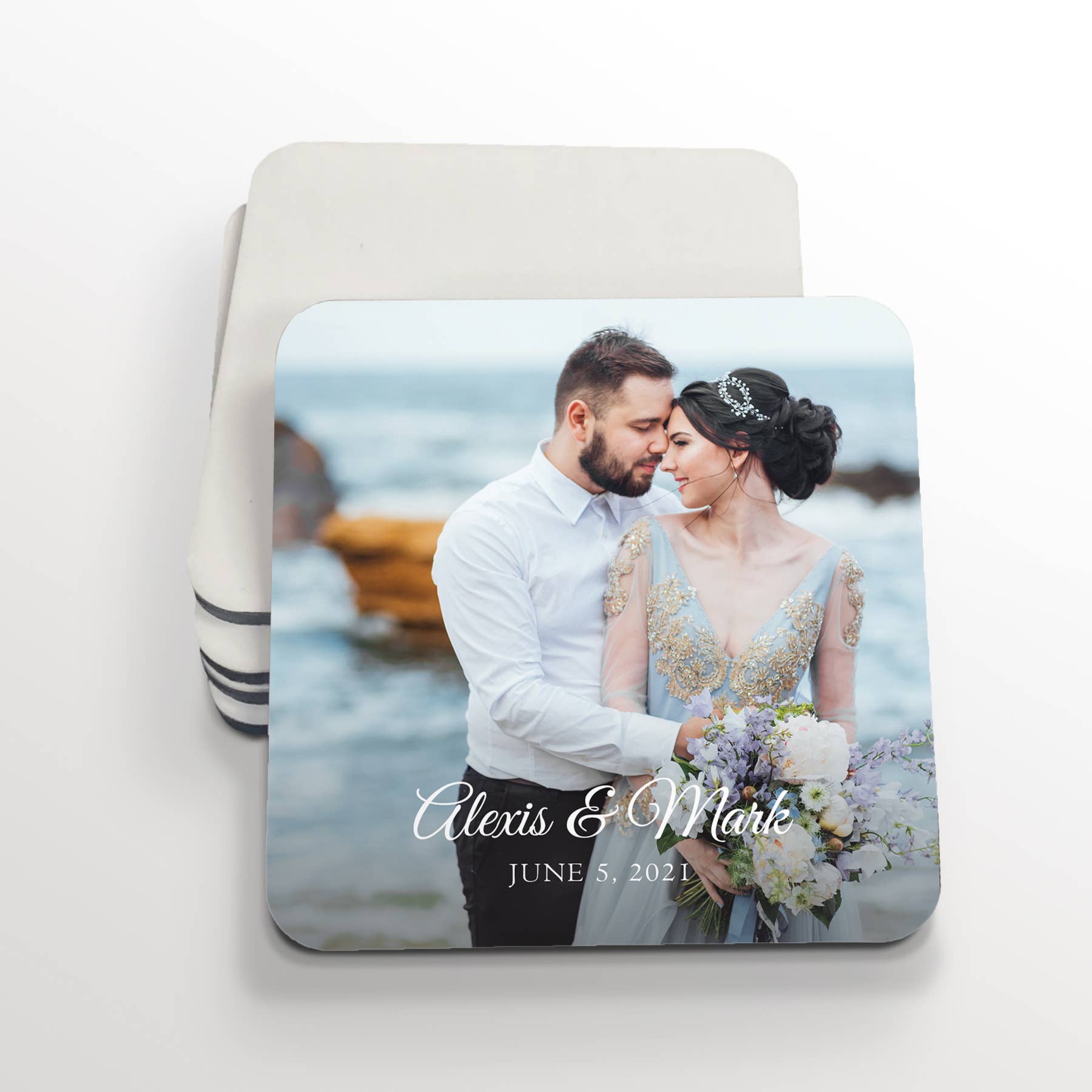 9th Letter Press - Wholesale Coasters - Hardboard Square Custom Photo Coaster5