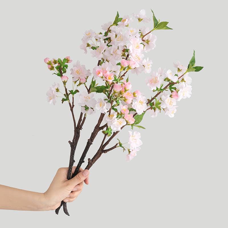 ACNITE(We cover U.S. import duties) - Wholesale Artificial Flowers - High quality cherry blossom Silk flowers home Vase filler7