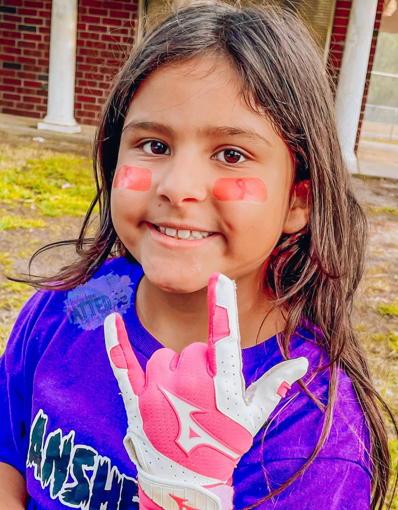 Itty Bits Designs - Wholesale Temporary Tattoo - Breast Cancer Awareness Eye Black Temporary Tattoos2