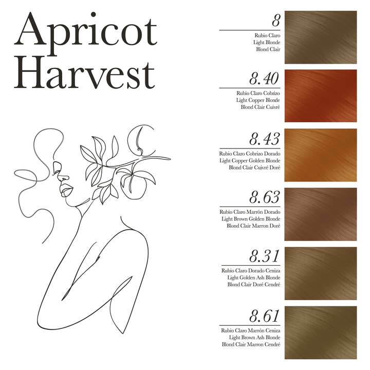 Aidha Klher - Vente Coloration pour cheveux - Abricot - Colorant sans ammoniaque | Teintes blond clair1