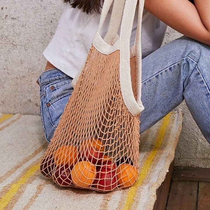 the french market bag no.2 in wheat for wholesale on Faire1