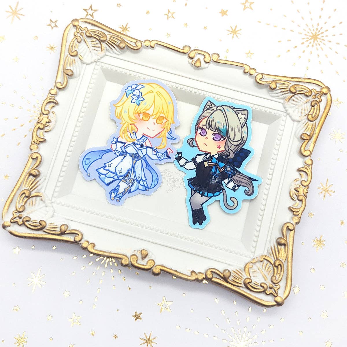 squibblefu - Wholesale Sticker - GenShip Friends: Fontaine Edition | Genshin Impact | Vinyl Stickers2