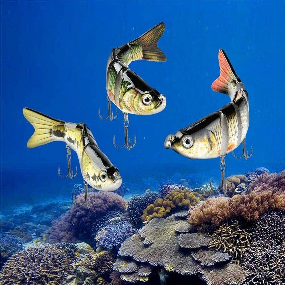 VeriDepot - Wholesale Sporting Accessories - Realistic Multi-Jointed Swimbait Fishing Lures - Irresistible to Bass, Trout, and More!8