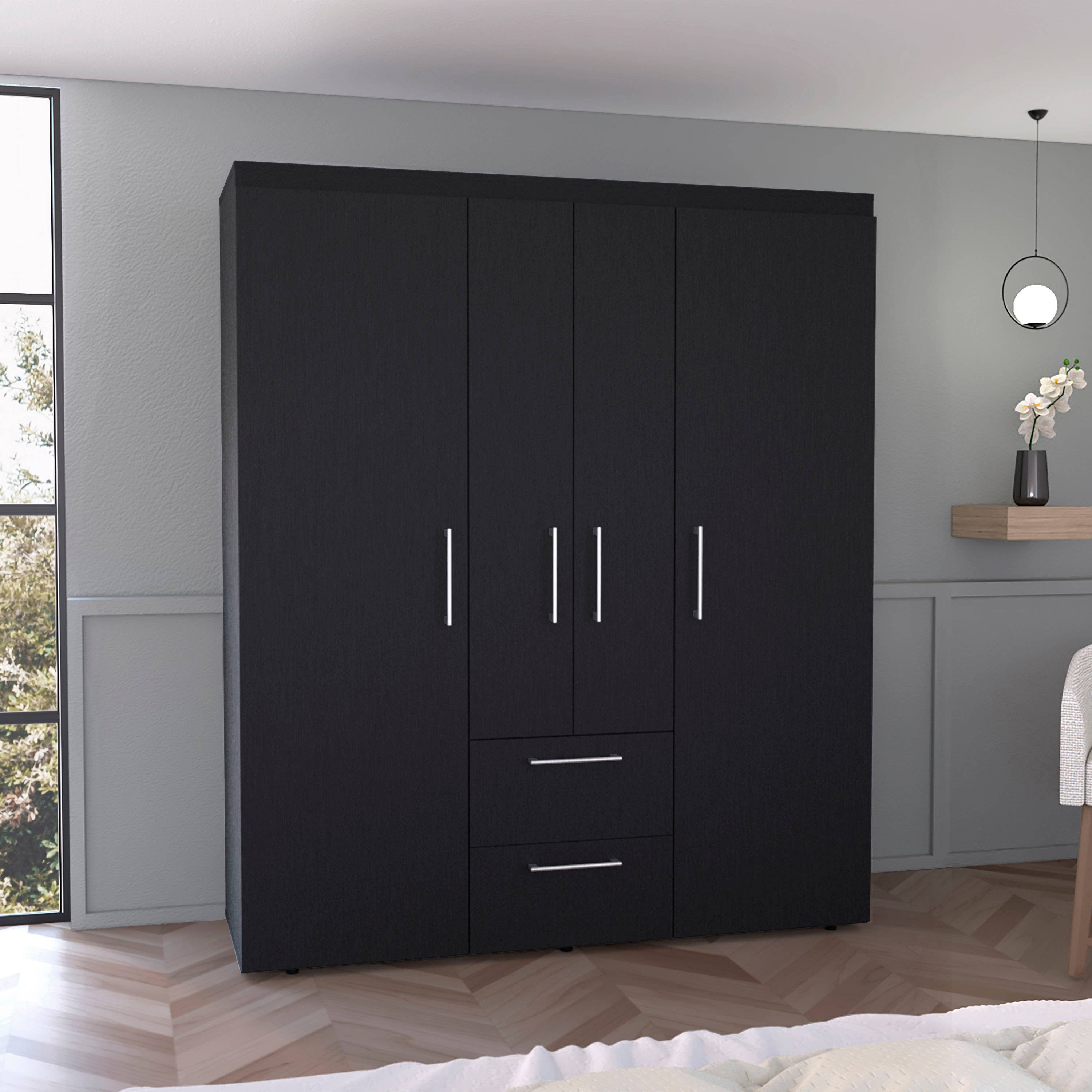 TUHOME FURNITURE - Wholesale Bedroom Furniture - Bariloche 4-Door Armoire7