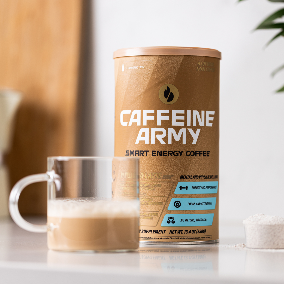 Caffeine Army LLC - Vente Cafés/expressos instantanés - Café Smart Energy, format économique (38 portions)17