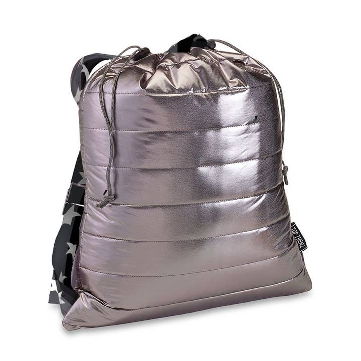 Sacs à bandoulière en bronze à bretelles en forme d'étoile fendue, gris et noir pour la vente par Top Trenz Inc