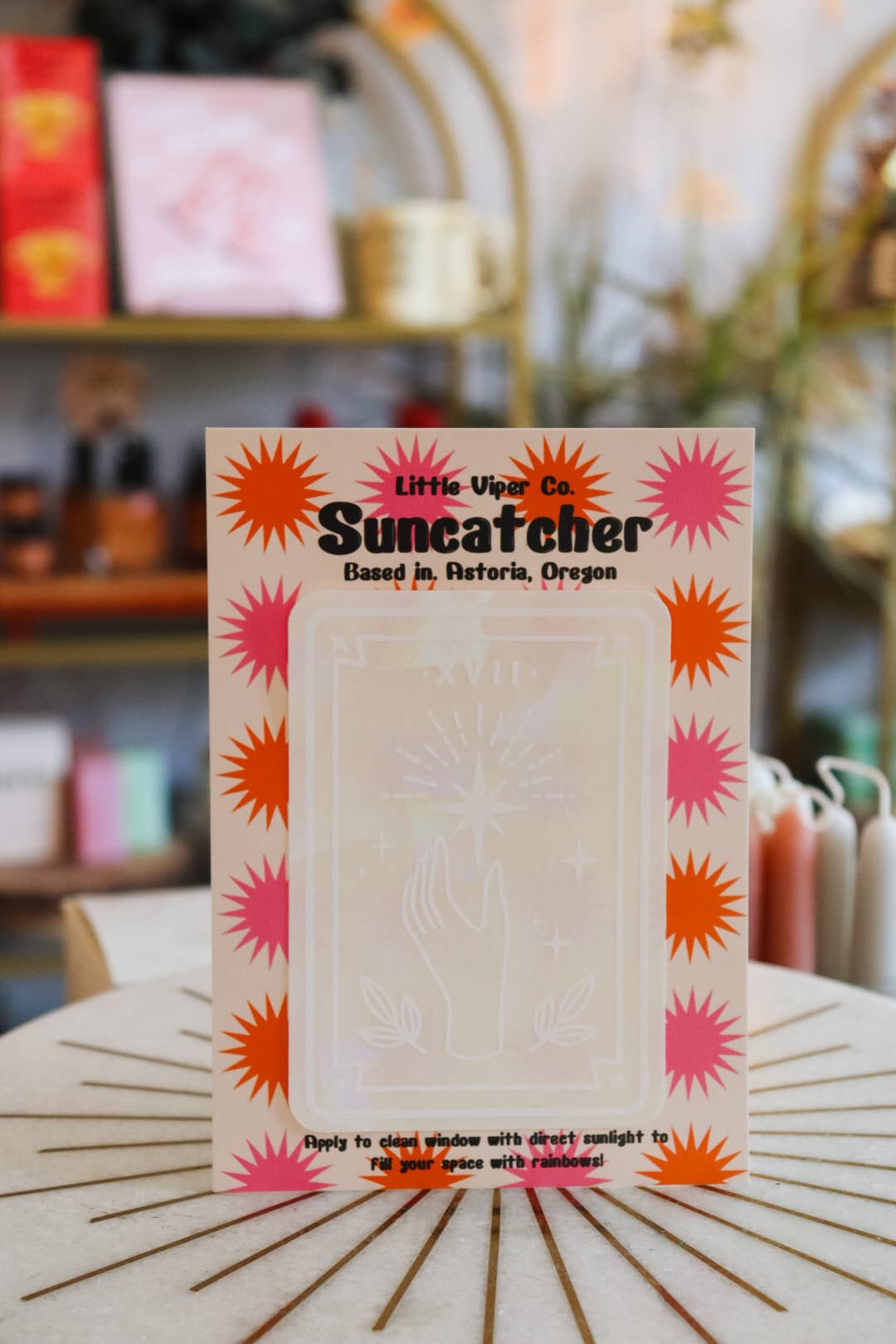 Little Viper Co – Engroshandel Solfanger – Solen - Tarot Card Suncatcher2