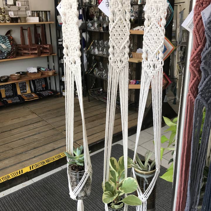 Tangled Up In Hue - Wholesale DIY Craft Kit - DIY Macrame Plant Hanger Kit - The Evelyn