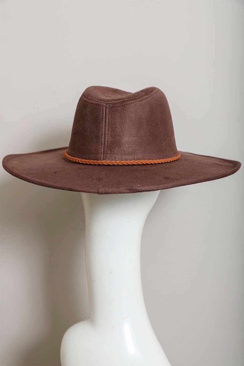 Leto Accessories - Vendita all'ingrosso Fedora - Donna - Cappello bolero intrecciato a tesa larga6