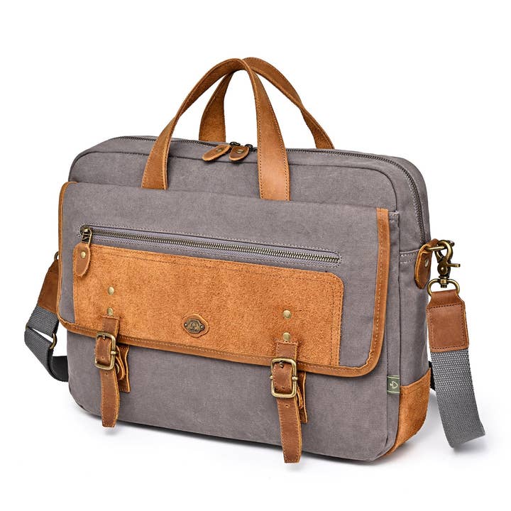 TSD Brand – wholesale Briefcase – Unisex – Valley Oak Canvas Brief Bag20