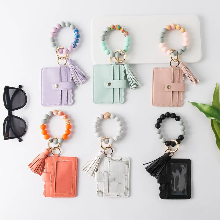 Bracelet en silicone - Portefeuille, porte-clés, bracelet, porte-clés pour la vente par Sparkle Being