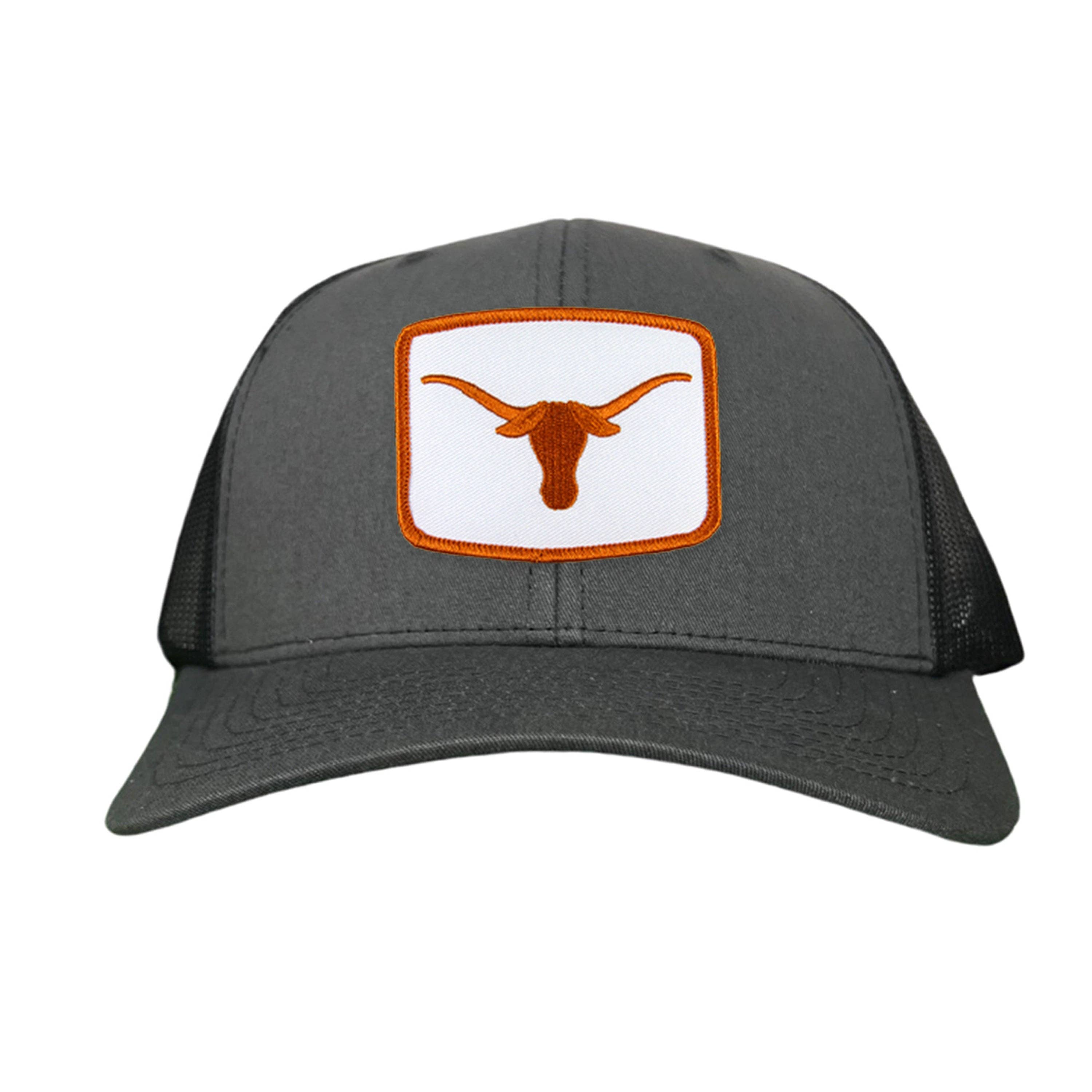 Last Stand Hats, LLC - Wholesale Trucker Hat - Unisex - Texas Longhorns Square Longhorn / Hats / 148 / UT9103 / MM6