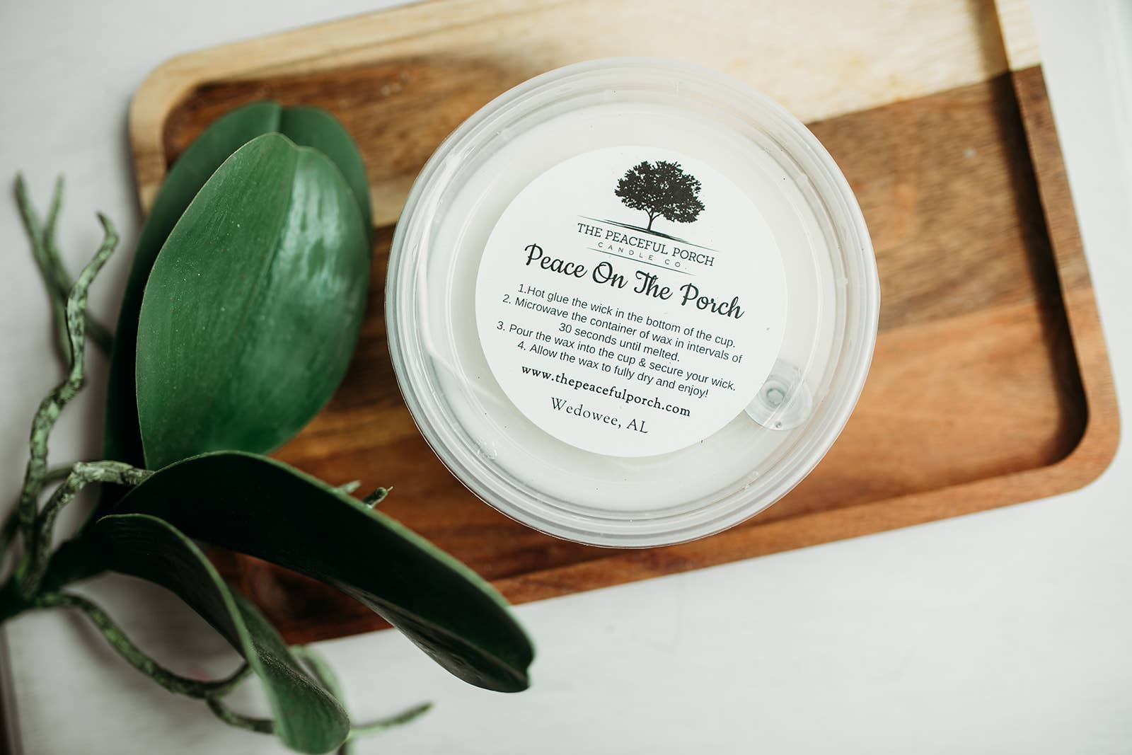 The Peaceful Porch Candle Co. , LLC - Wholesale Jar/Filled Candle - Peace On The Porch Soy Candle1