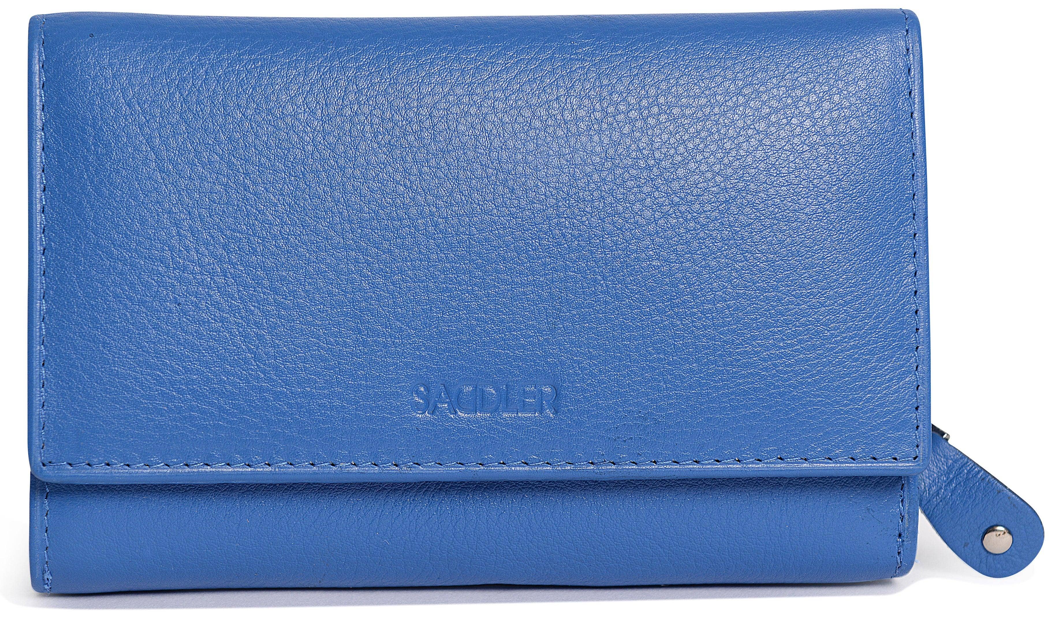 SADDLER - Wholesale Wallet - Women's - Compact Trifold Leather Purse "Eleanor" – Handmade by Saddler | RFID Protected & Gift Boxed | 10 Card Slots & Rear Zip Coin Pocket34