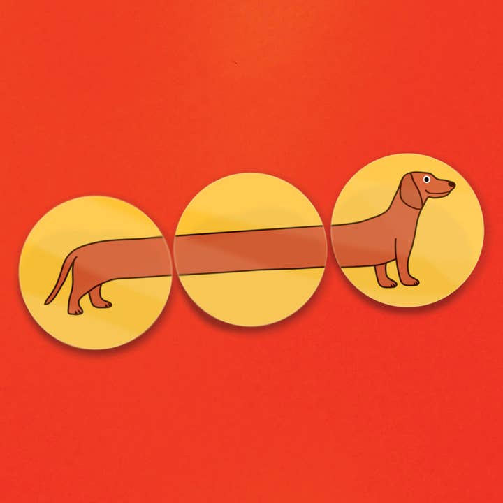 hello DODO – wholesale Magnet – Sausage Dog Fun Fridge Magnets (Set of 3)