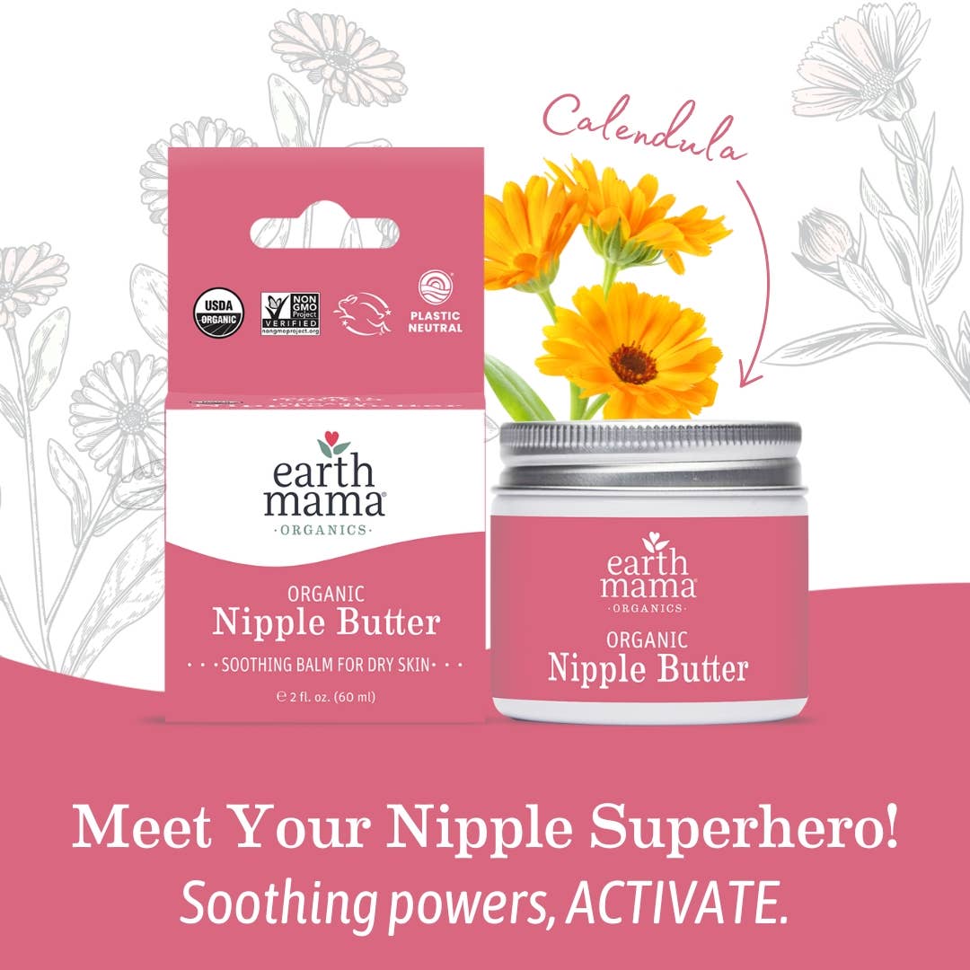 Earth Mama Organics - Wholesale Nipple Cream - Maternity - Organic Nipple Butter1
