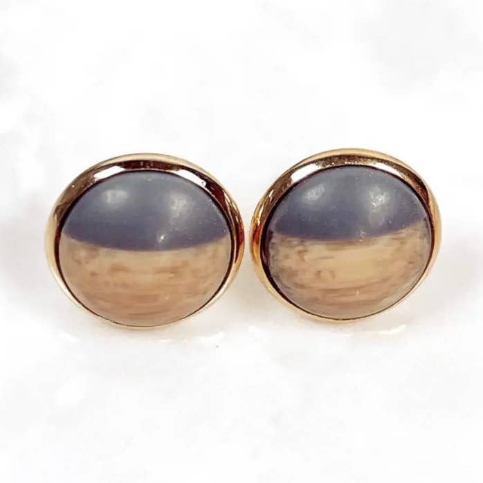 Taylor Stud Earrings-Slate Gray for wholesale by Creek and Elm