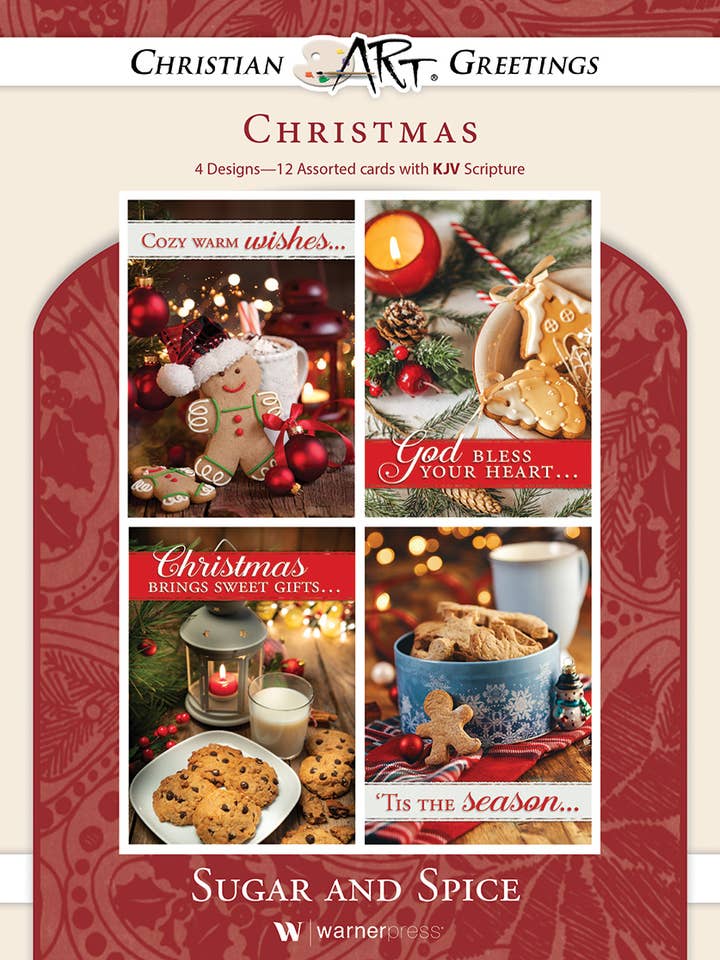 Christmas Card Box - Sugar and spice for wholesale by Warner Press