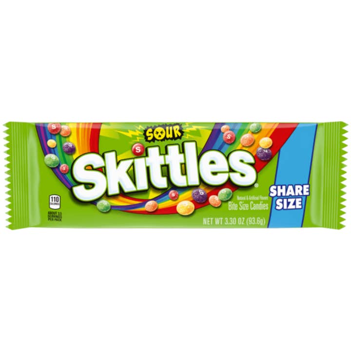 I Got Your Candy - Wholesale Hard Candy - Skittles Sour Candy Share Size 3.3oz - 24ct1