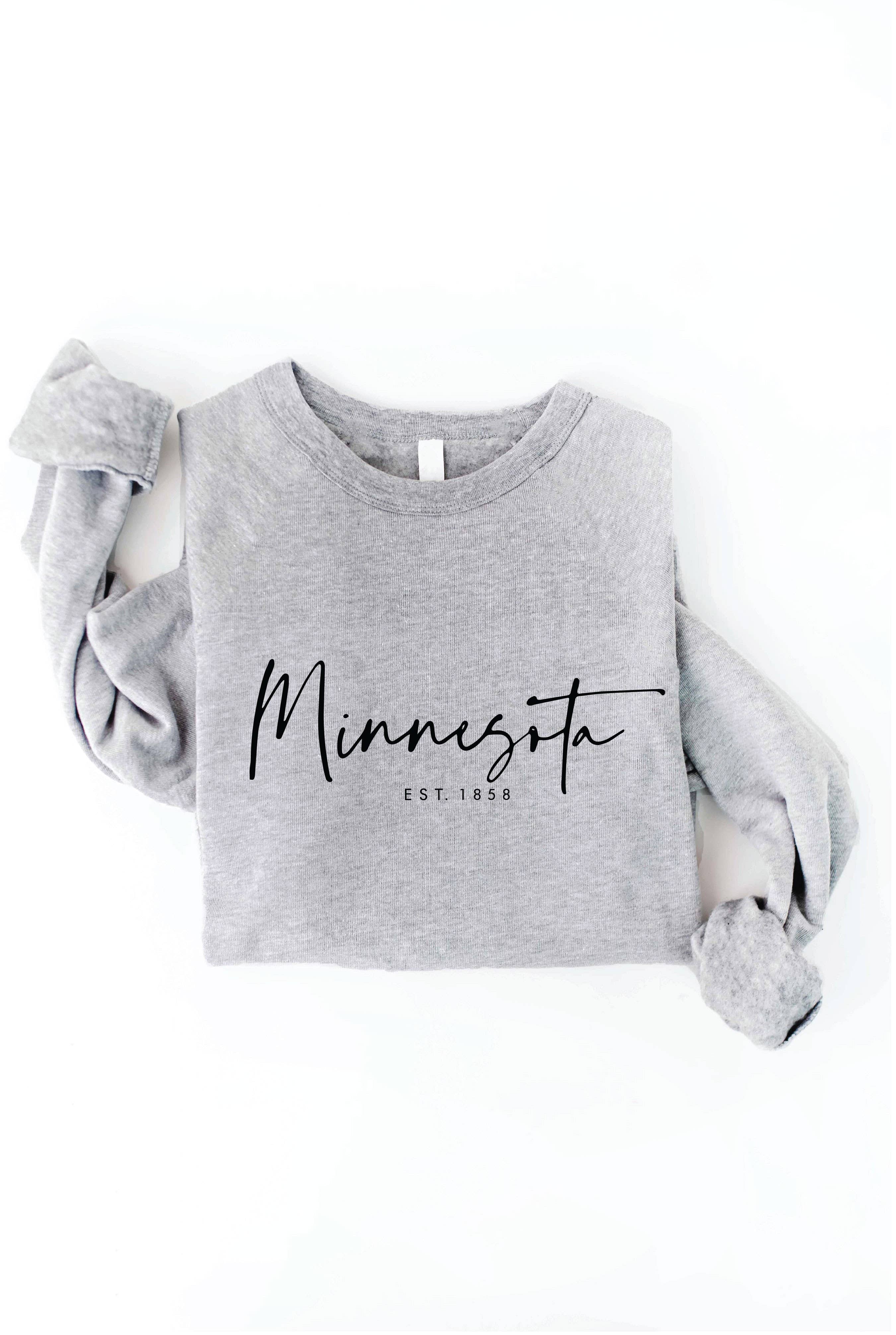 OAT COLLECTIVE – wholesale Graphic sweatshirt – Women’s – MINNESOTA EST.1858 Graphic Sweatshirt17