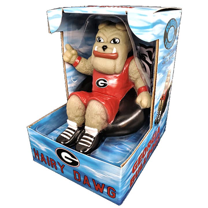 Rubber Tubbers - Wholesale Bath Toy - Baby - University of Georgia - Bulldogs - Hairy Dawg - Premium Bath1