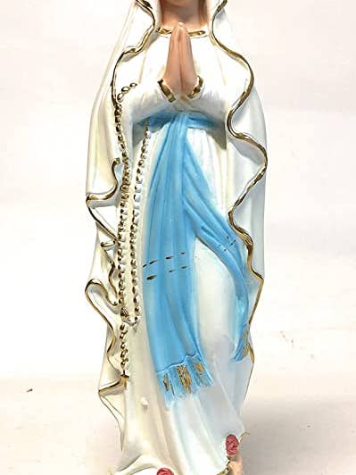 Staty av Vår Fru i Lourdes i fosforescerande gips, 30 cm för wholesale av Costa Articoli Religiosi