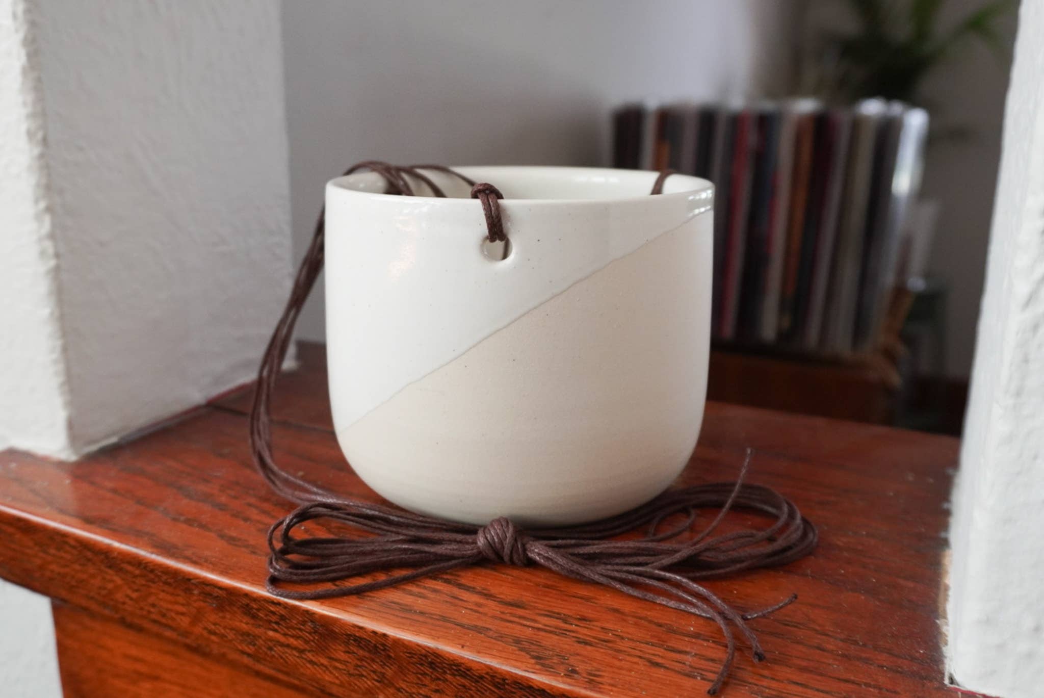 Shelby Page Ceramics - Wholesale Hanging Planter - Hanging Planter - Core Glazes0