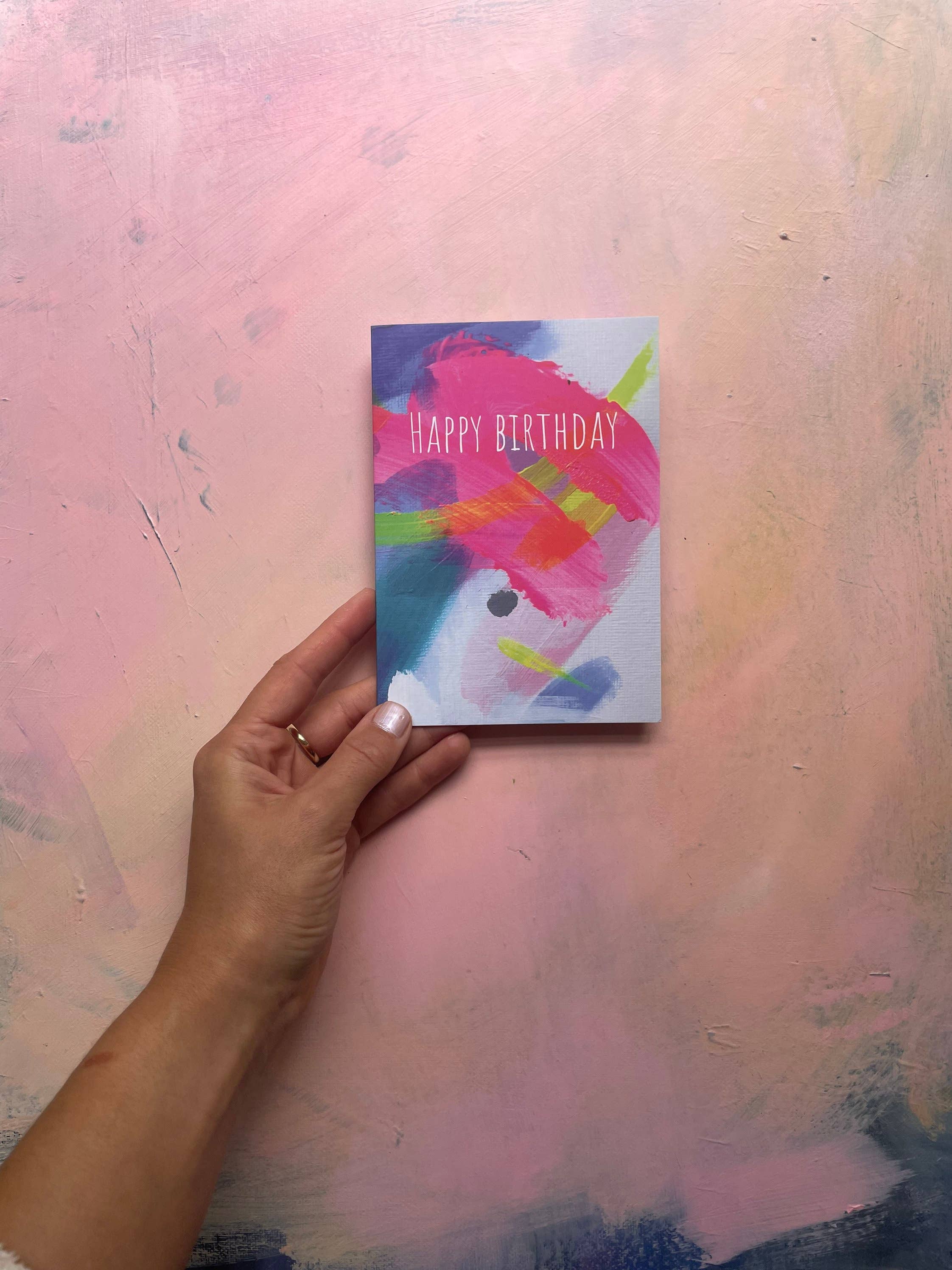 Beth Garner - Wholesale Birthday Card - Happy Birthday - Swish and Dot Card5