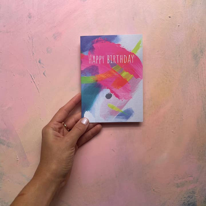 Beth Garner - Wholesale Birthday Card - Happy Birthday - Swish and Dot Card5