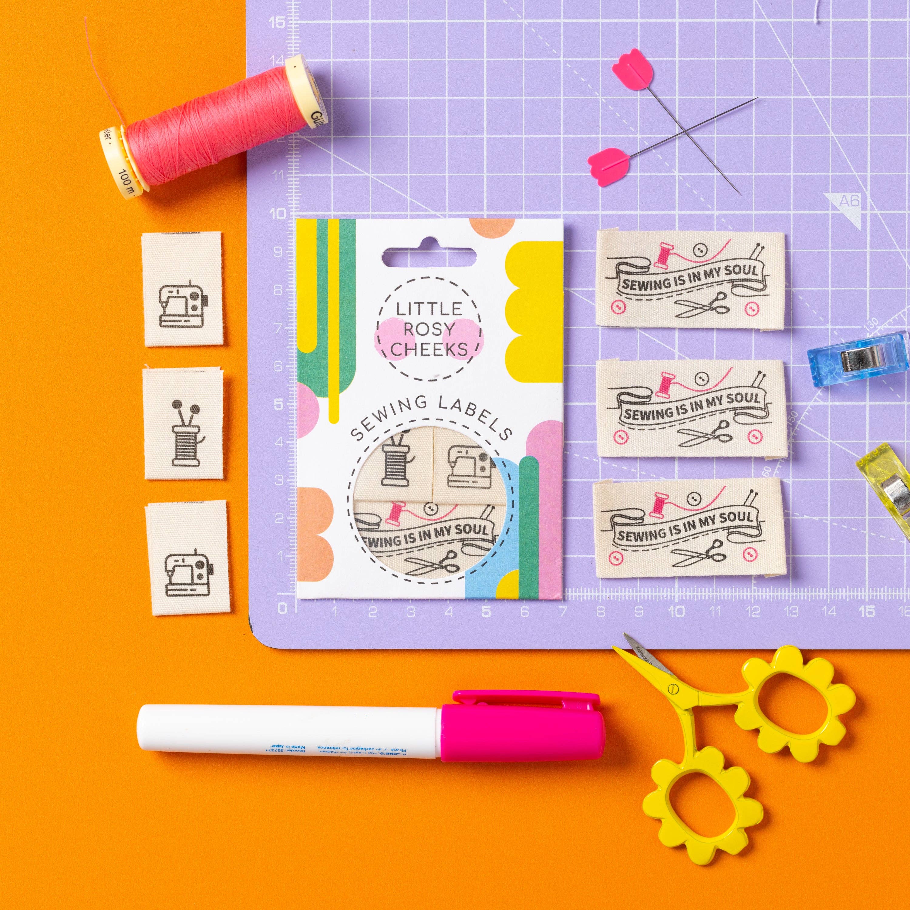 Little Rosy Cheeks - Wholesale Craft Supplies - SEWING IS IN MY SOUL - Sewing Labels Tags2