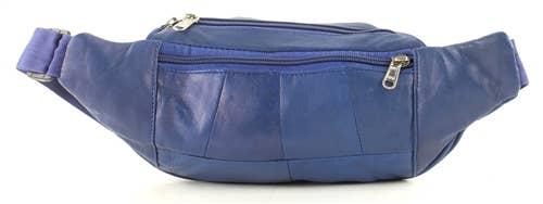 Leather Impressions Inc - Wholesale Belt Bag - Women's - Multi-Pocket Fanny Pack Style 5142