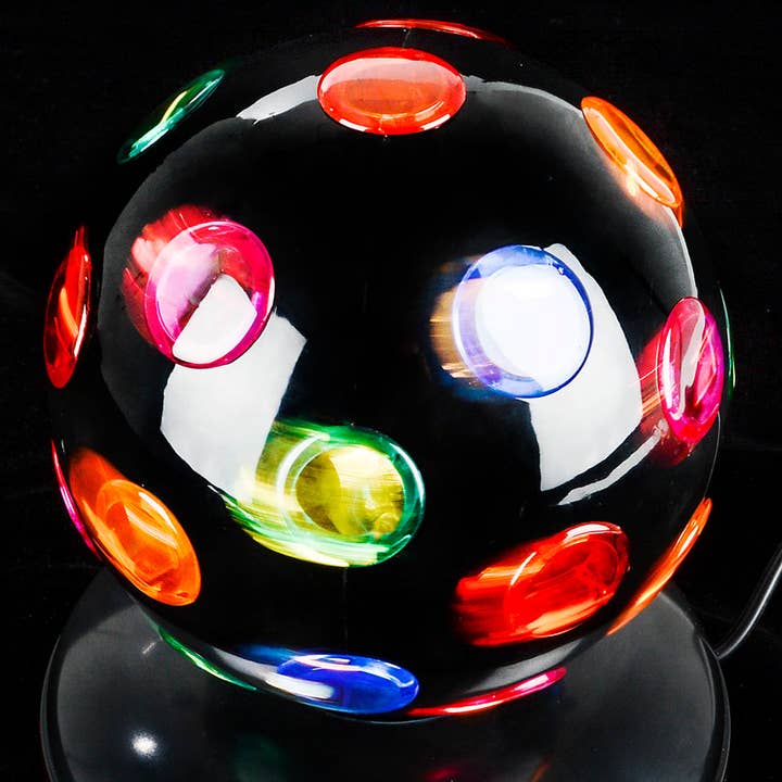 La Luna Bella - Toys - Wholesale Classic toy – Kids - 8" REVOLVING RAINBOW DISCO LIGHT LLB kids toys3