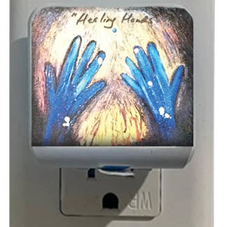 5D Night Light: Healing Hands for wholesale by David Young Art
