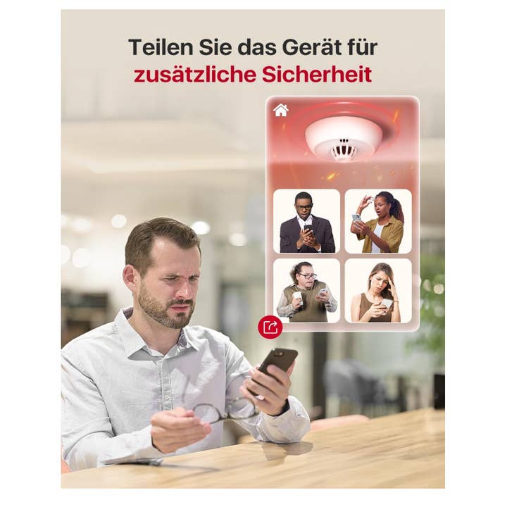 GS Brandschutz - Wholesale Safety Alarm/Gear - X-Sense XH02-M, Smart Wi-Fi Heat Detector with App Connectivity and Wireless Networking6