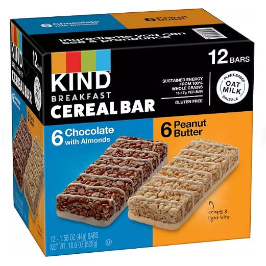 Kind Cereal Bar - Peanut Butter + Chocolate with Almonds for wholesale by iSweet.ca