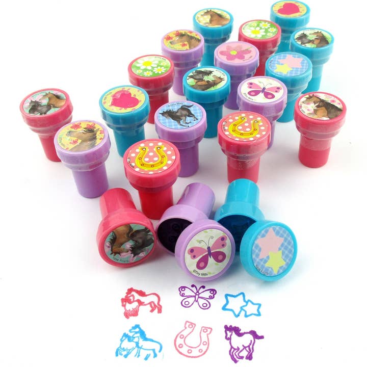 Tiny Mills - Wholesale Rubber/Decorative Stamp - Kids & Baby - Horse and Pony Stampers for Kids