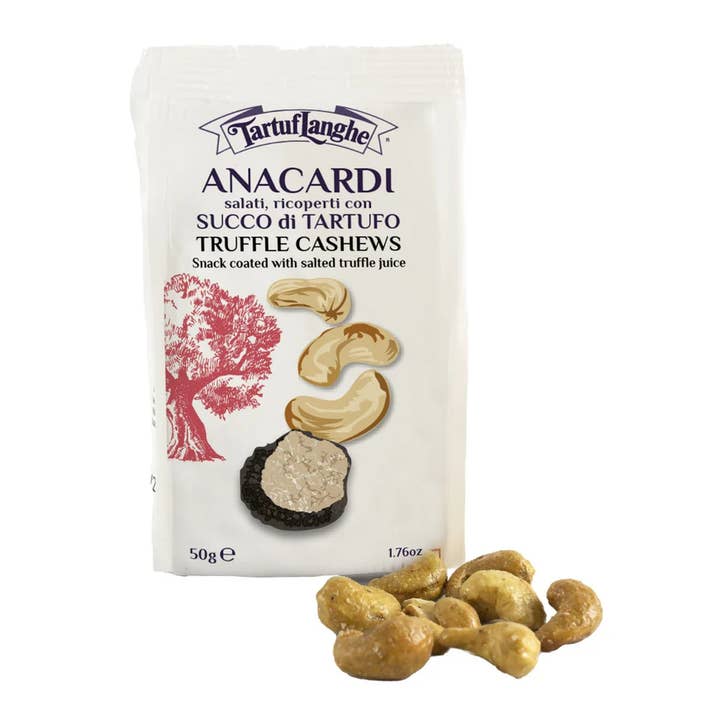 TartufLanghe - Wholesale Nuts - Truffle Cashews, Snack Coated With Salted Truffle Juice