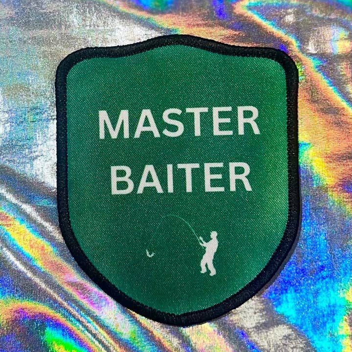 MP Bag Makers – wholesale Lapp – Master Baiter Fishermen Tygmärke att stryka på0
