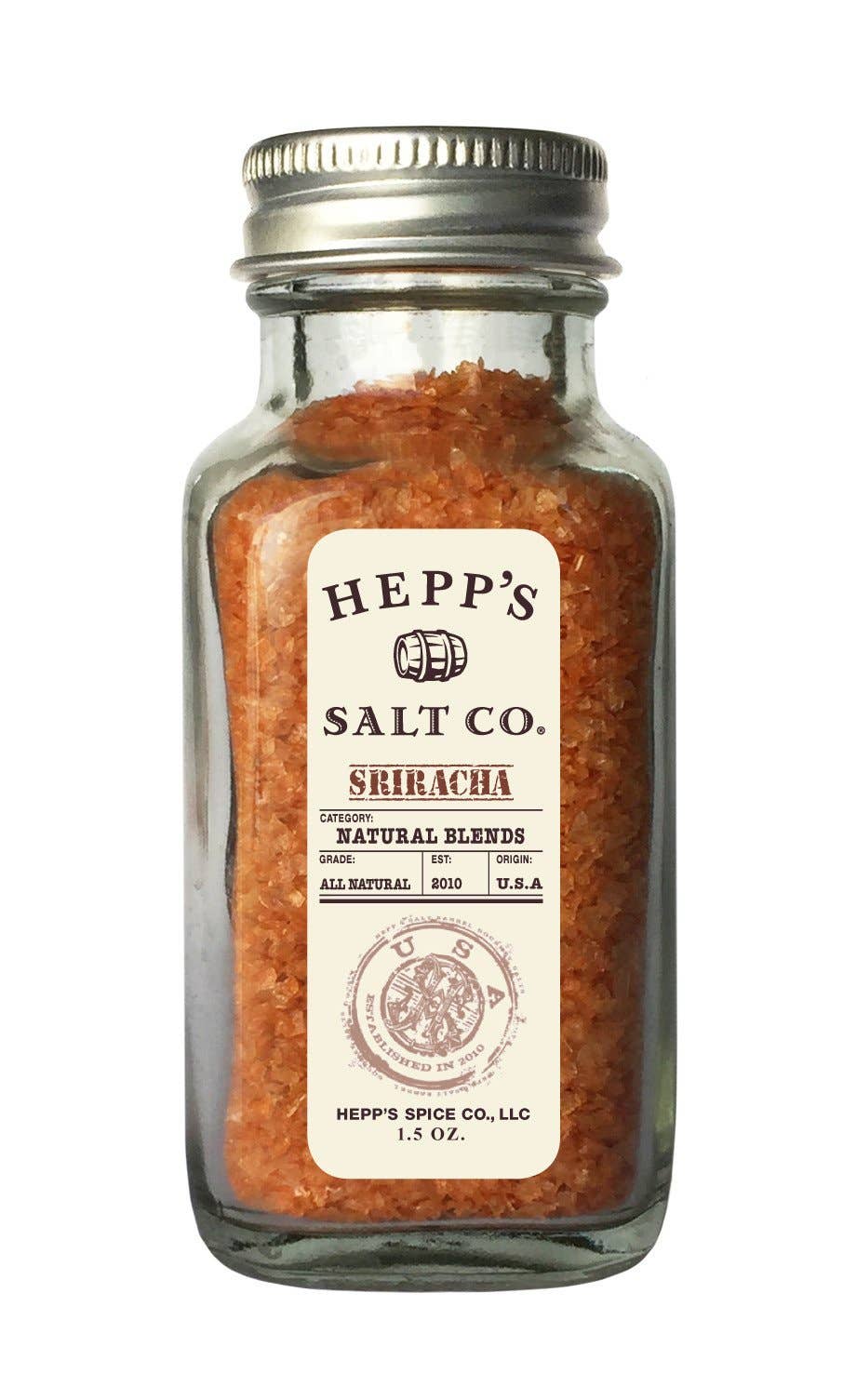 Sriracha Sea Salt for wholesale by HEPP'S Salt Co.