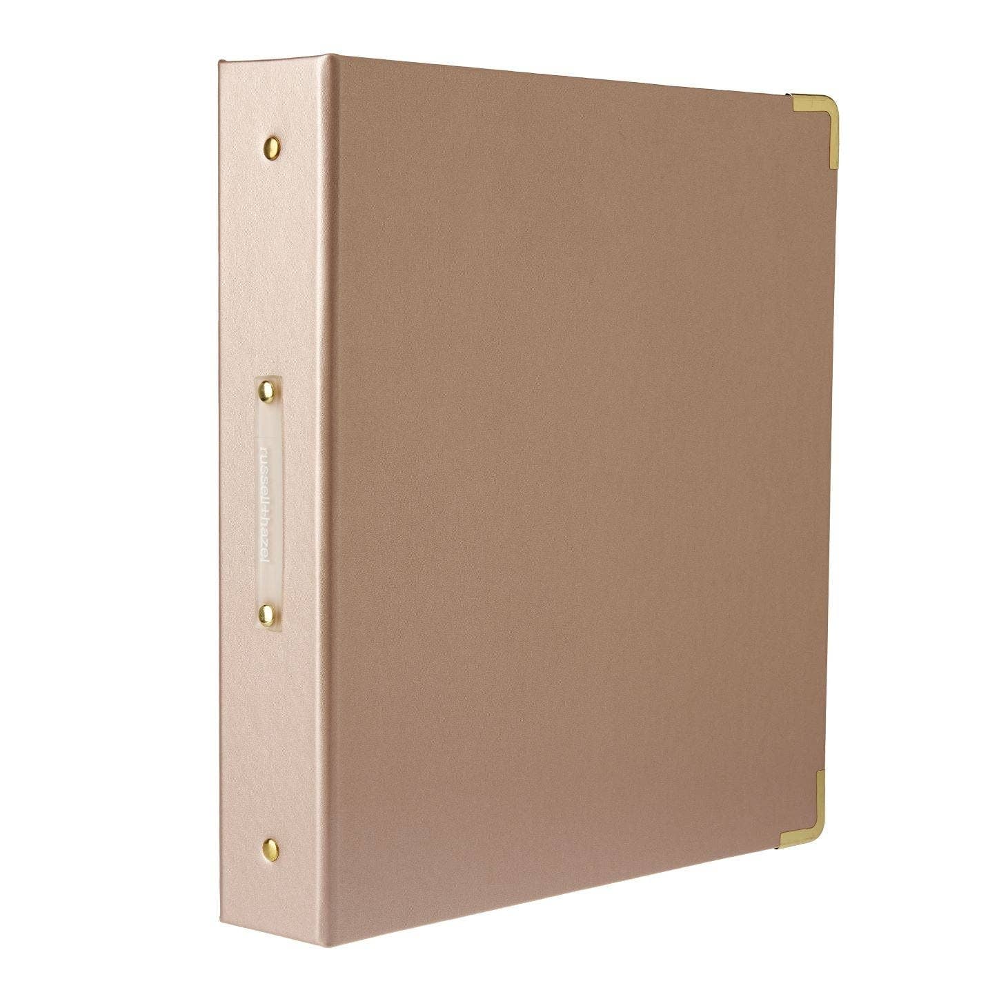 russell+hazel - Wholesale Binder - Signature 3 Ring Binder - Vegan Leather1