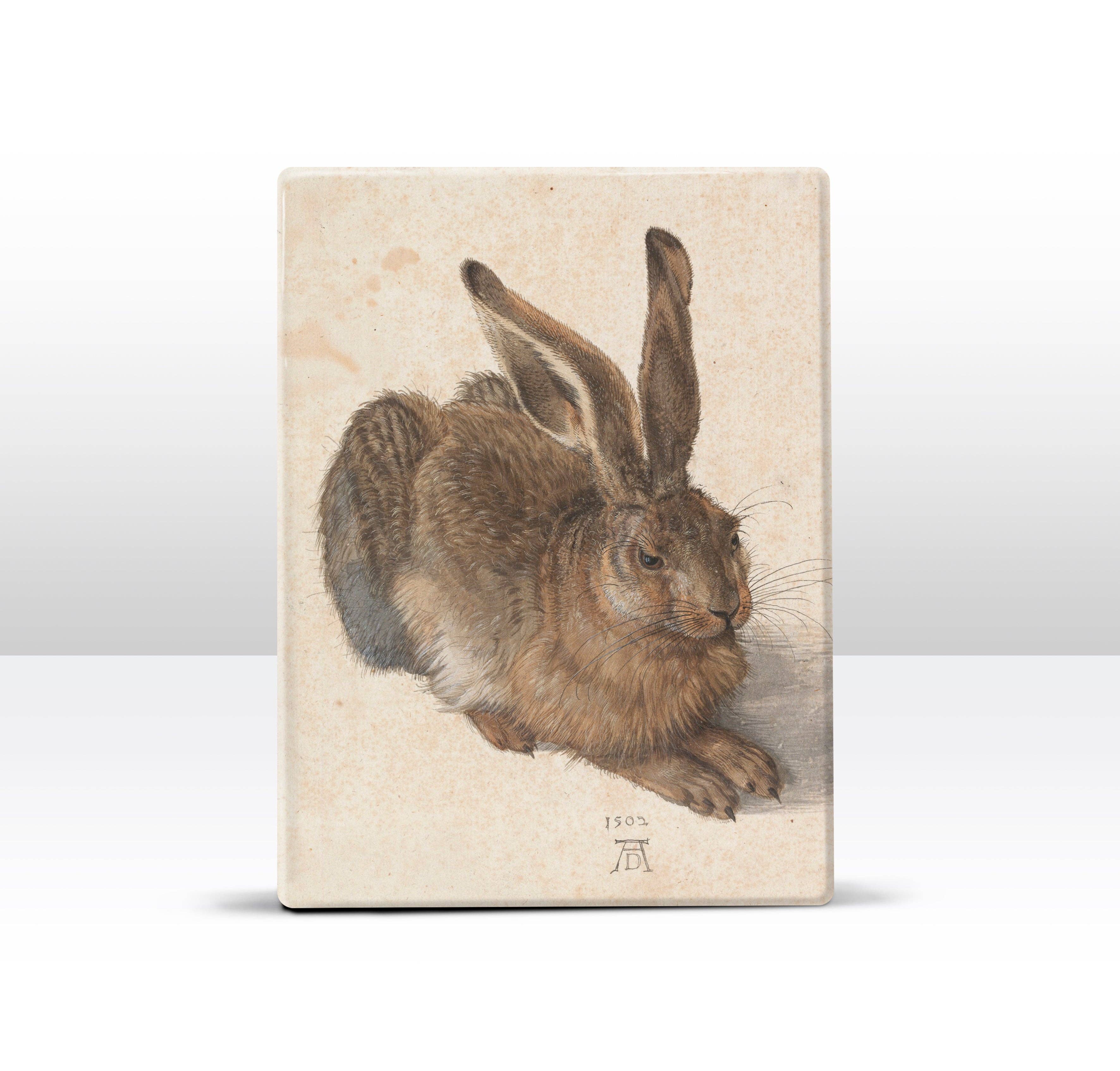 Laqueprint – wholesale Art print – Laque print - Rabbit - Albrecht Durer - 19.5 x 26 cm - LP2813