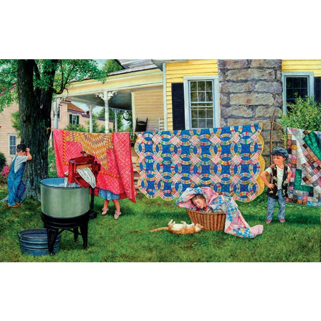 0132 Hide N Quilt 550 pc Puzzle for wholesale by SunsOut