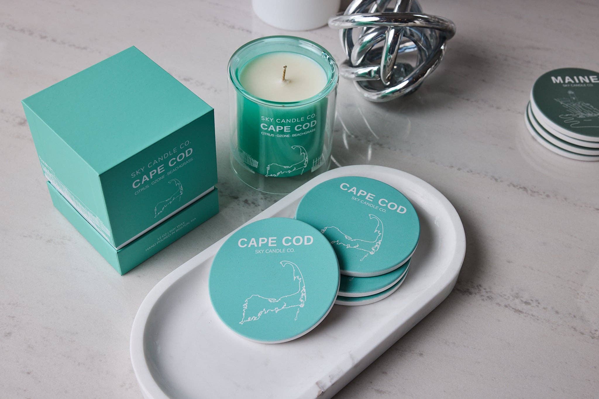 Sky Candle Co. - Venta al por mayor Posavasos - Posavasos Cape Cod0
