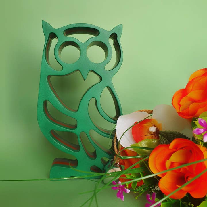 Uggla trä skulptur för wholesale av Wood Art Shop