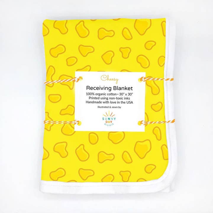 Couverture bébé en coton bio pour la vente par Sunny Day Designs