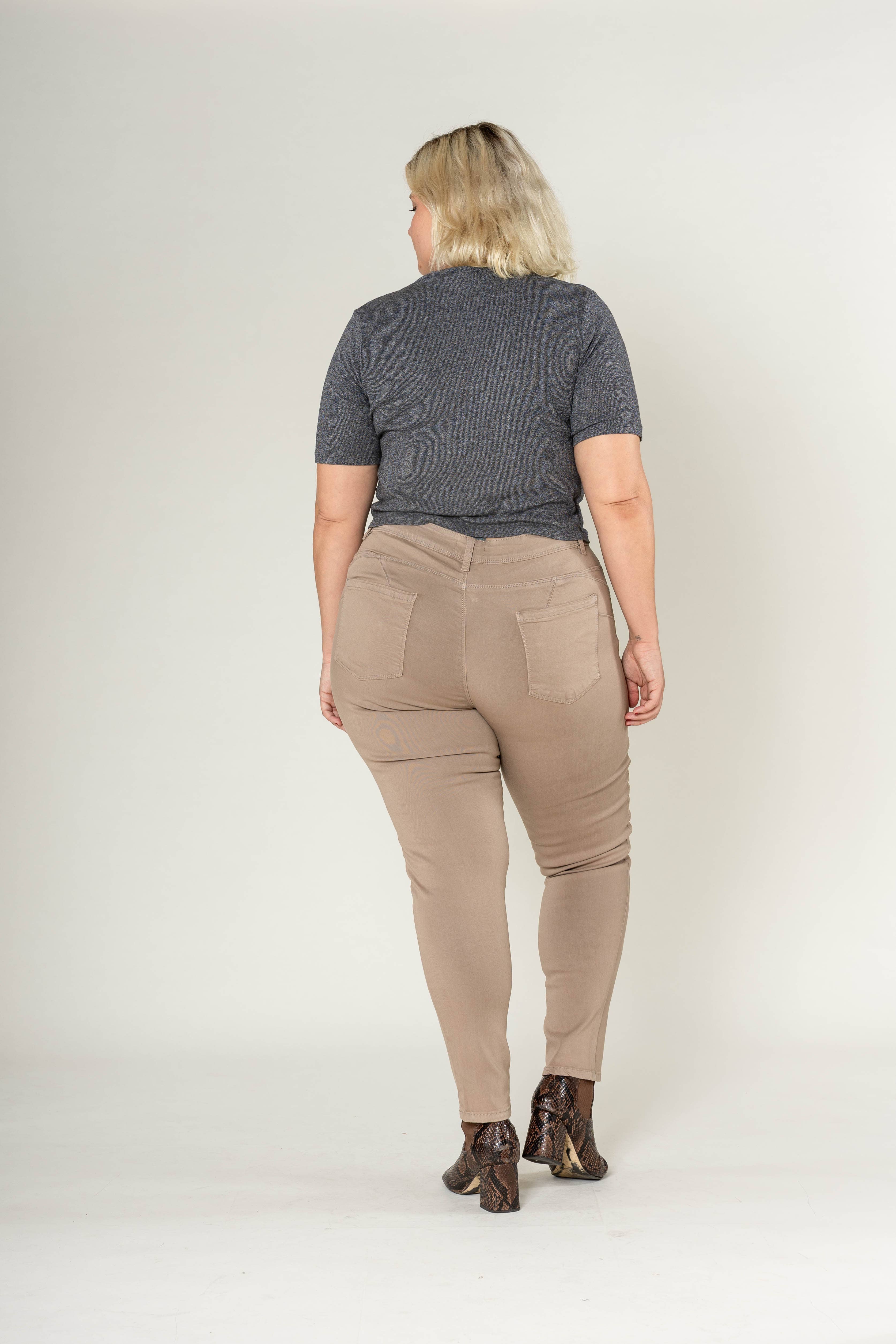 Nina Carter - Wholesale Pants - Women's - Curve Plus Size Ultra Comfort and Stretch Push Up P61122