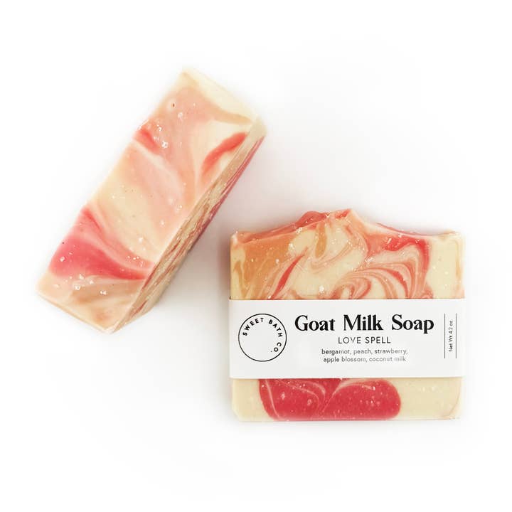 Love Spell Goat Milk Artisan Soap for wholesale by Sweet Bath Co