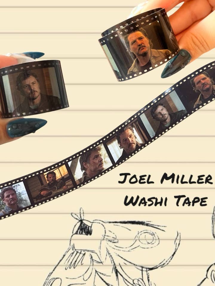 Joel Miller Washi Tape TLOU Inspired for wholesale by Studio Nena