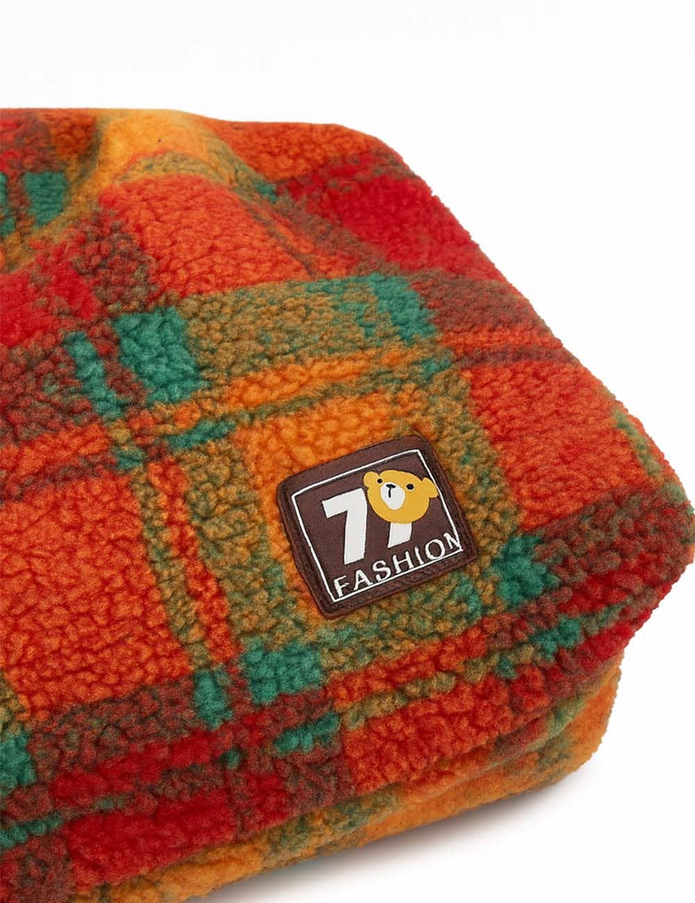 Sweetkama – wholesale Shoulder bag – women's – Ladies Sherpa Hanging Bag Plaid Pattern Shoulder Bag5